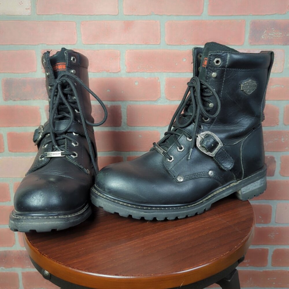 Harley-Davidson Men's Faded Glory 8-Inch Motorcycle Boots